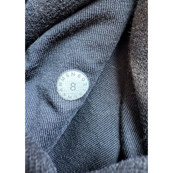 Lululemon Scuba Hoodie Hoody Jacket Black Full Zip Women's Size 8 Medium M - Picture 3 of 6
